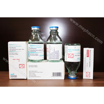 Infusion de métronidazole 500 mg, infusion de chlorhydrate de métronidazole 500 mg